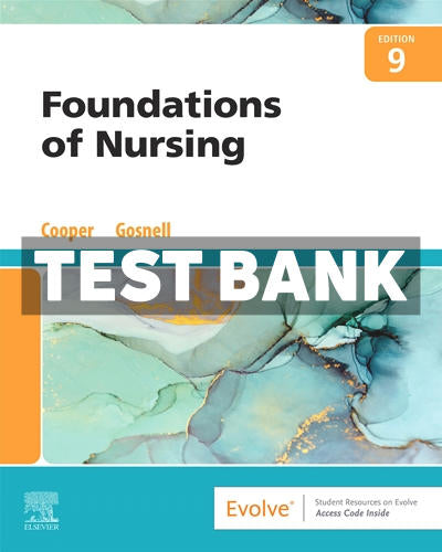 Foundations of Nursing 9th Edition by Cooper